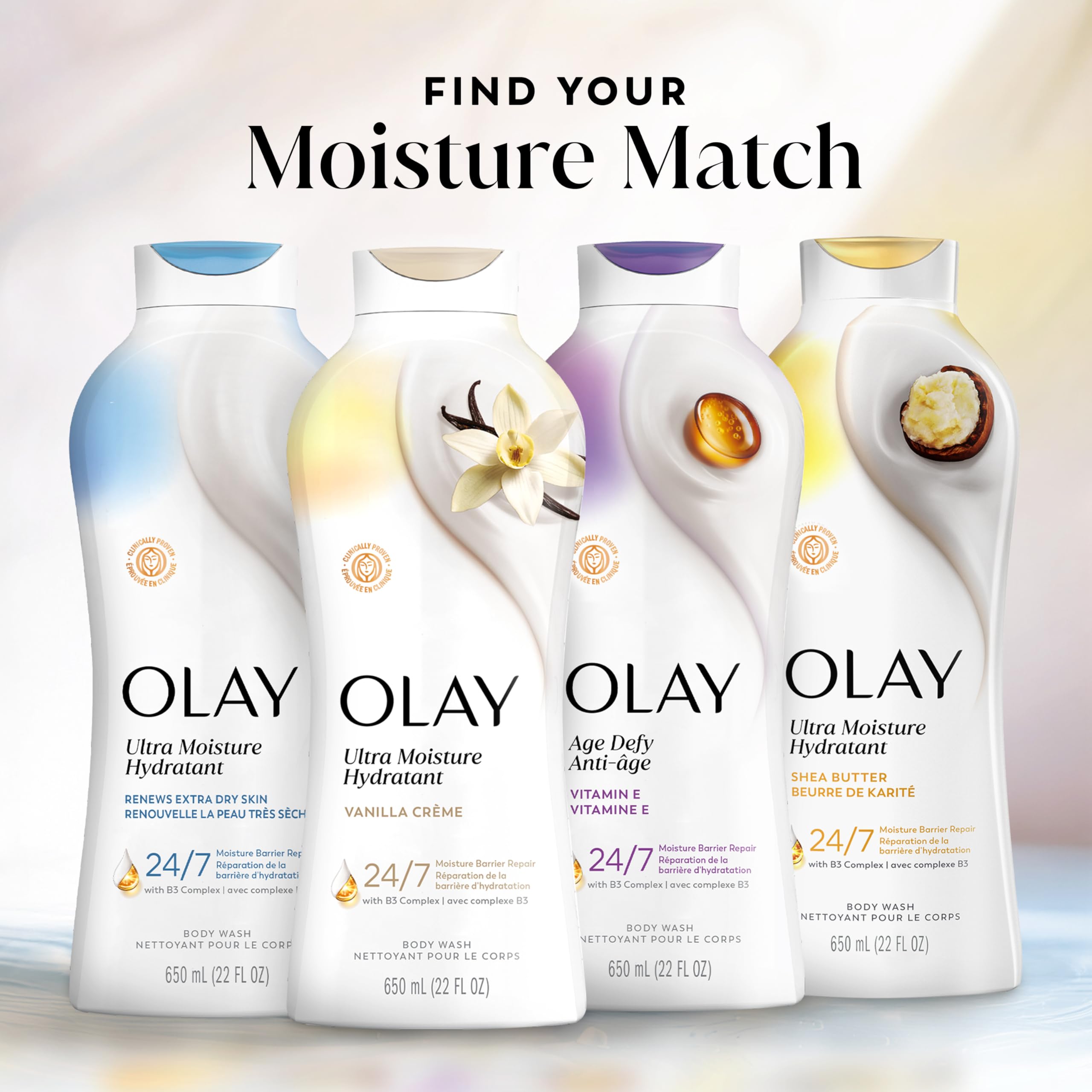 Olay rutina post-ducha con loción para sellar la hidratación