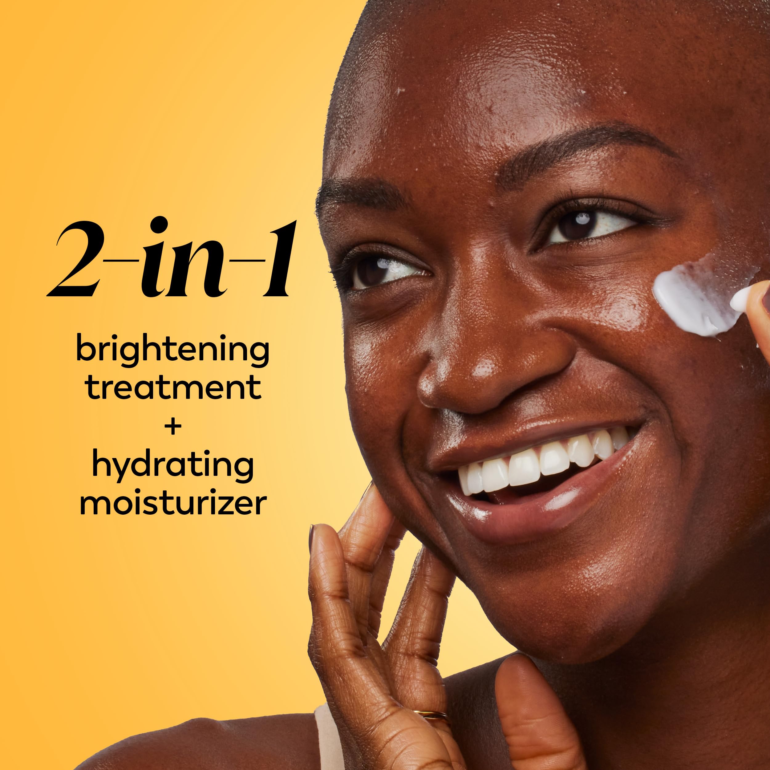 Olay rutina matinal combinando la crema con protector solar para proteger brillo