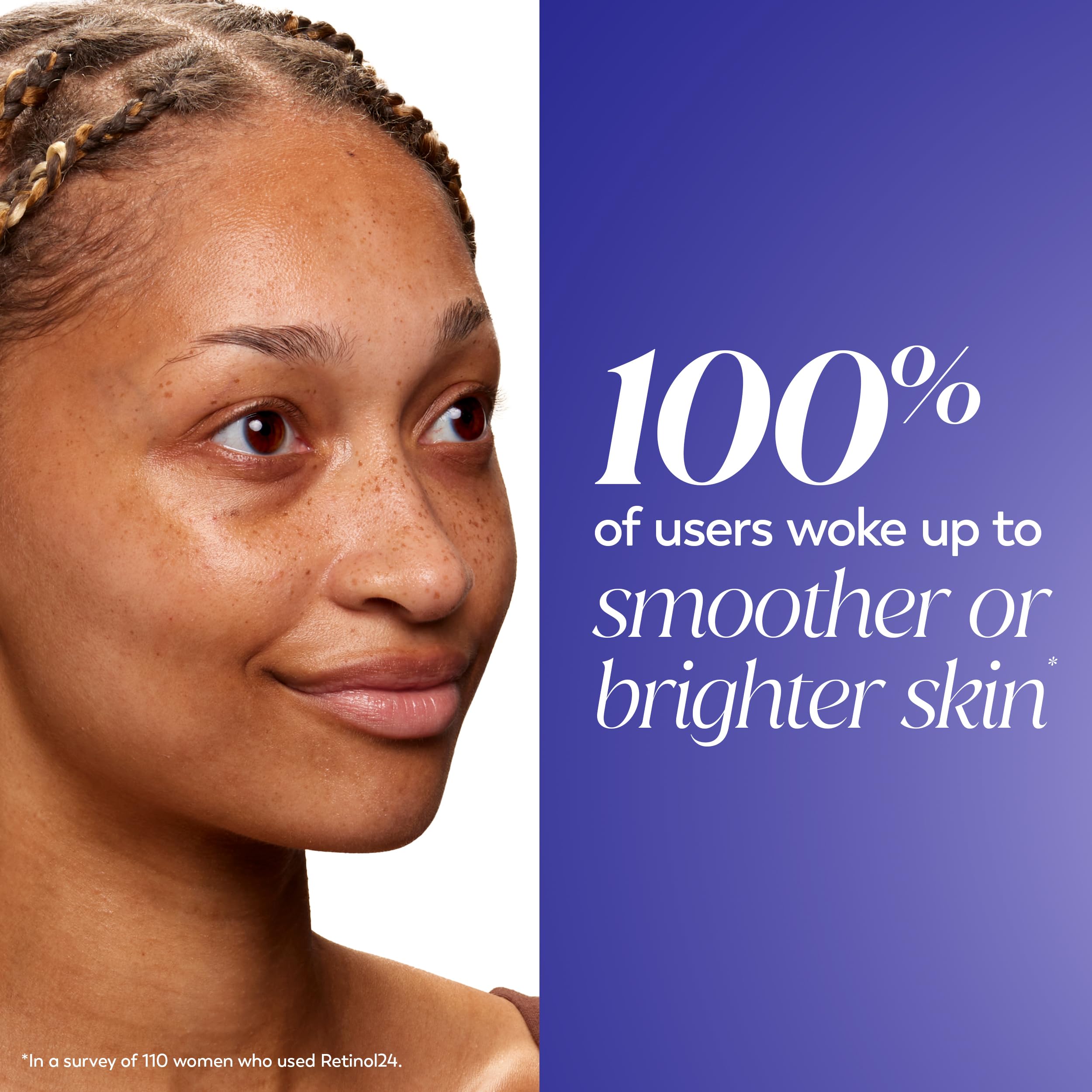 Olay comparación de tamaño para visualizar 2 oz y duración