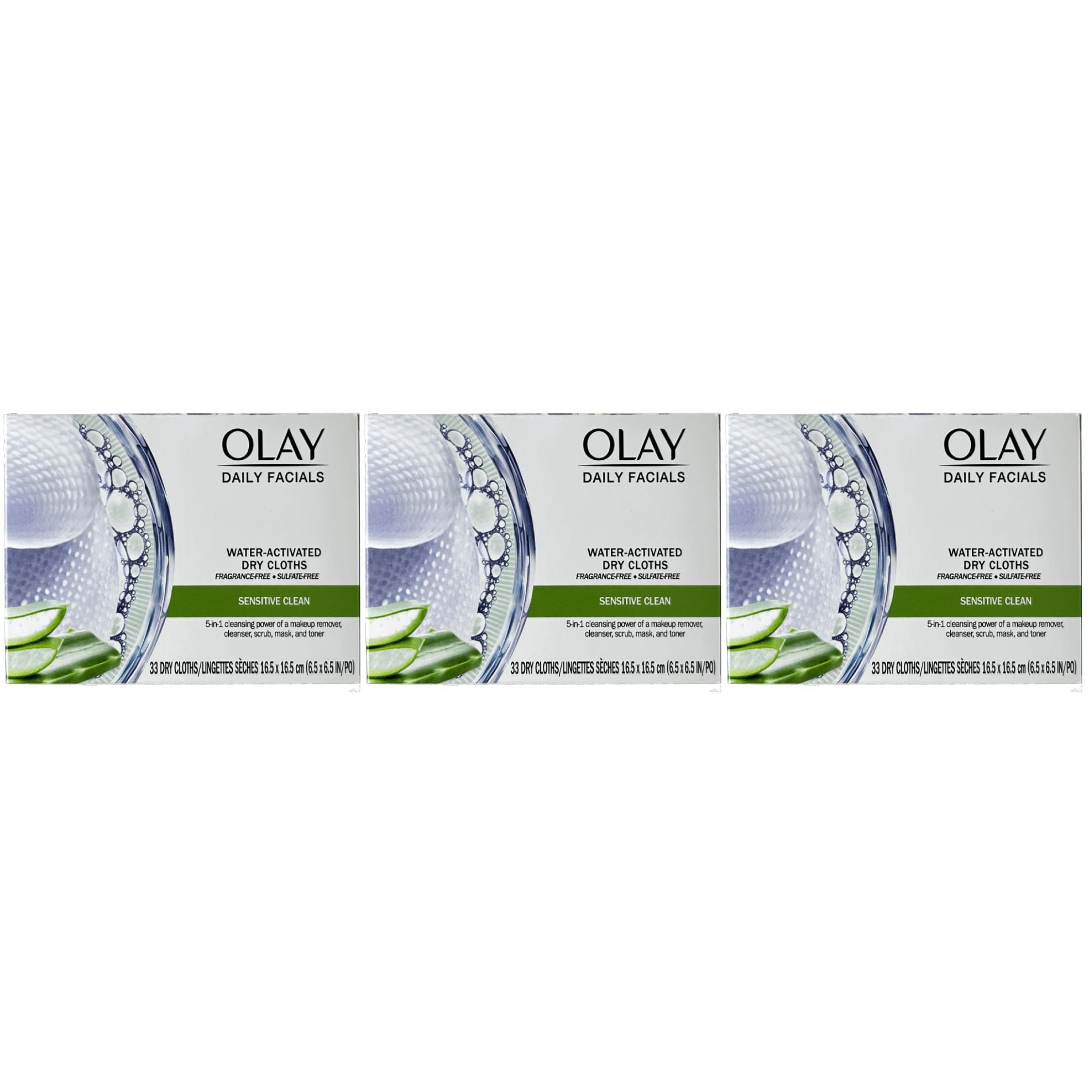 Olay detalle de textura que muestra efecto exfoliante suave