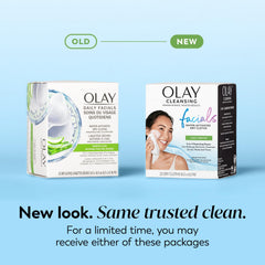 Olay fibra de toallita en primer plano, eliminación suave de residuos