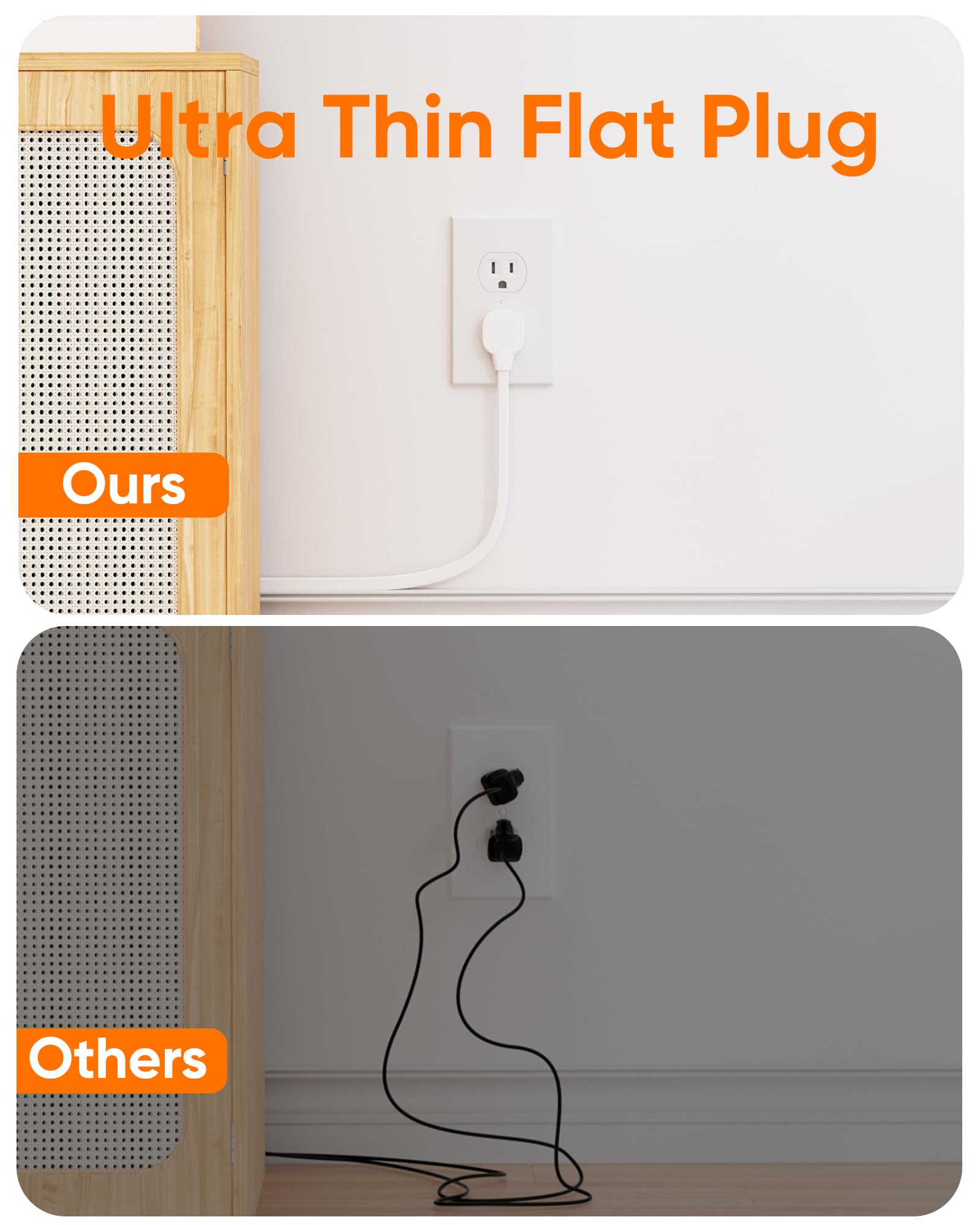 olcorife montada en pared en oficina doméstica para liberar superficie y ordenar cables