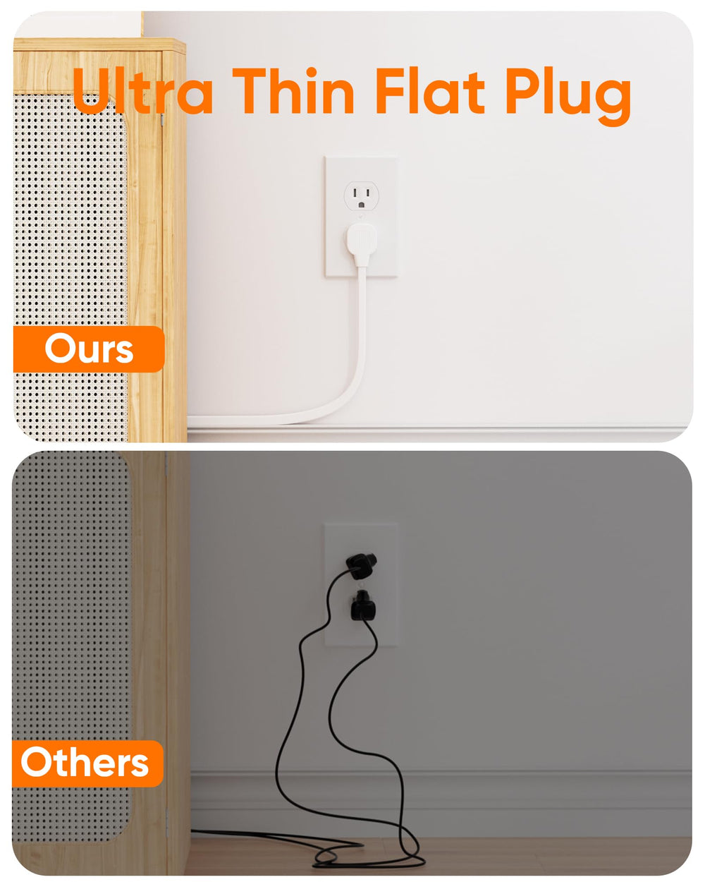 olcorife montada en pared en oficina doméstica para liberar superficie y ordenar cables