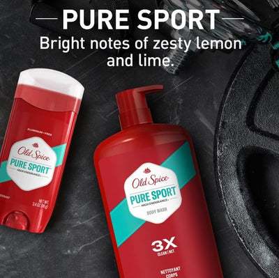 Old Spice Hydro Wash after-gym lifestyle scene showing refreshed, clean skin