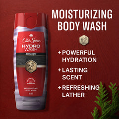 Old Spice textura del gel para ver hidratación y fácil aplicación