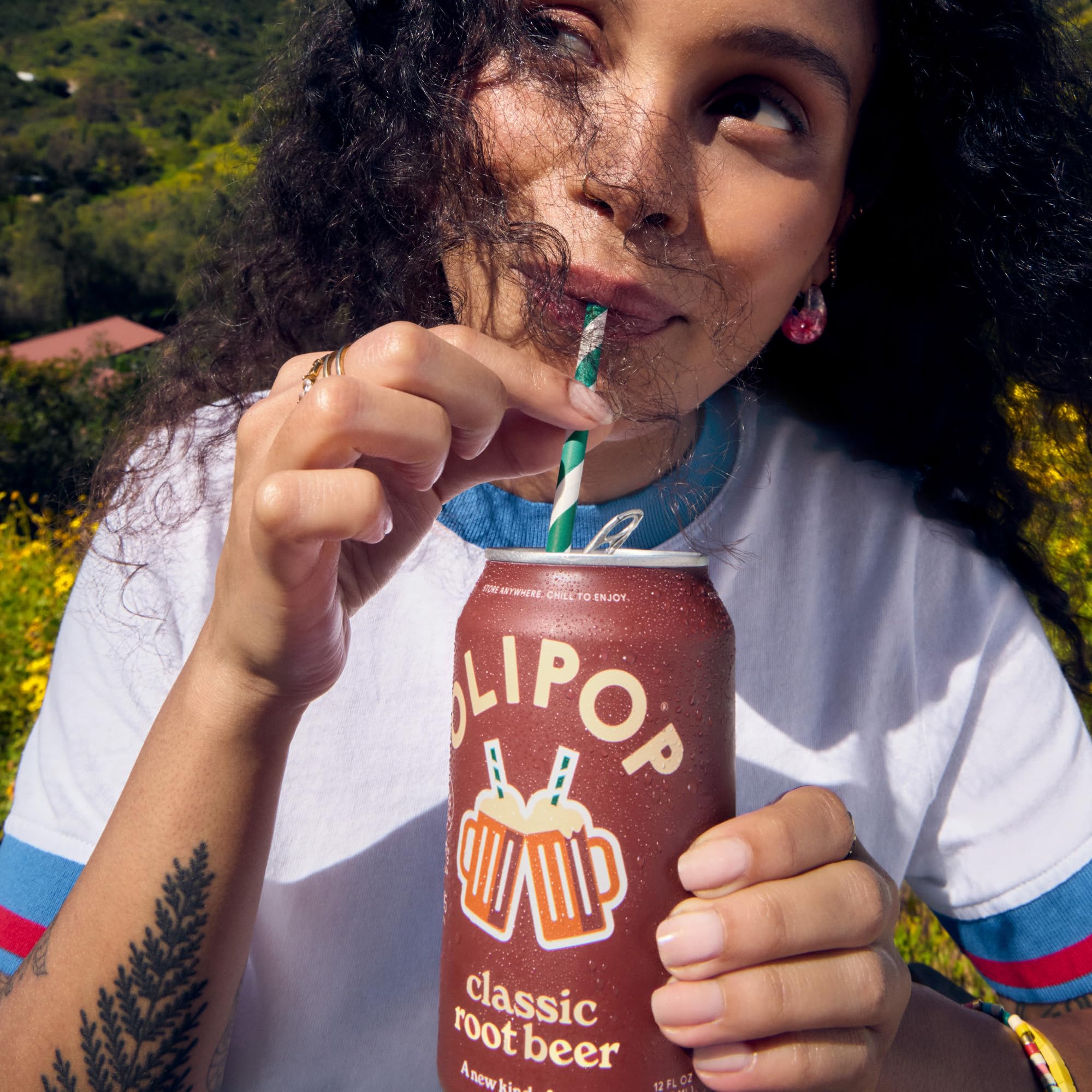 OLIPOP paquete de 12 apilado para visual de almacenamiento y stock
