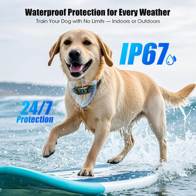 Oliry en exterior bajo lluvia ilustrando resistencia IP67 y uso confiable
