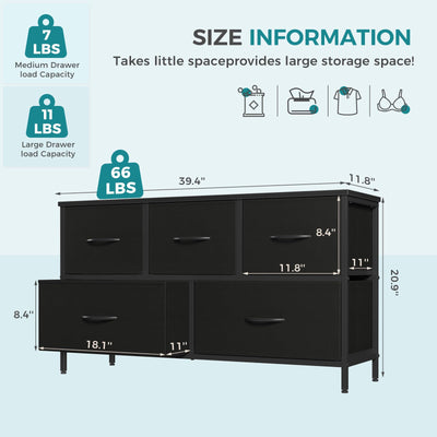 OLIXIS dresser beside person for scale illustrating compact footprint