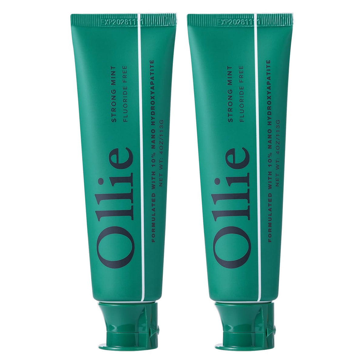 Ollie front tube strong mint showing clean branding and benefit
