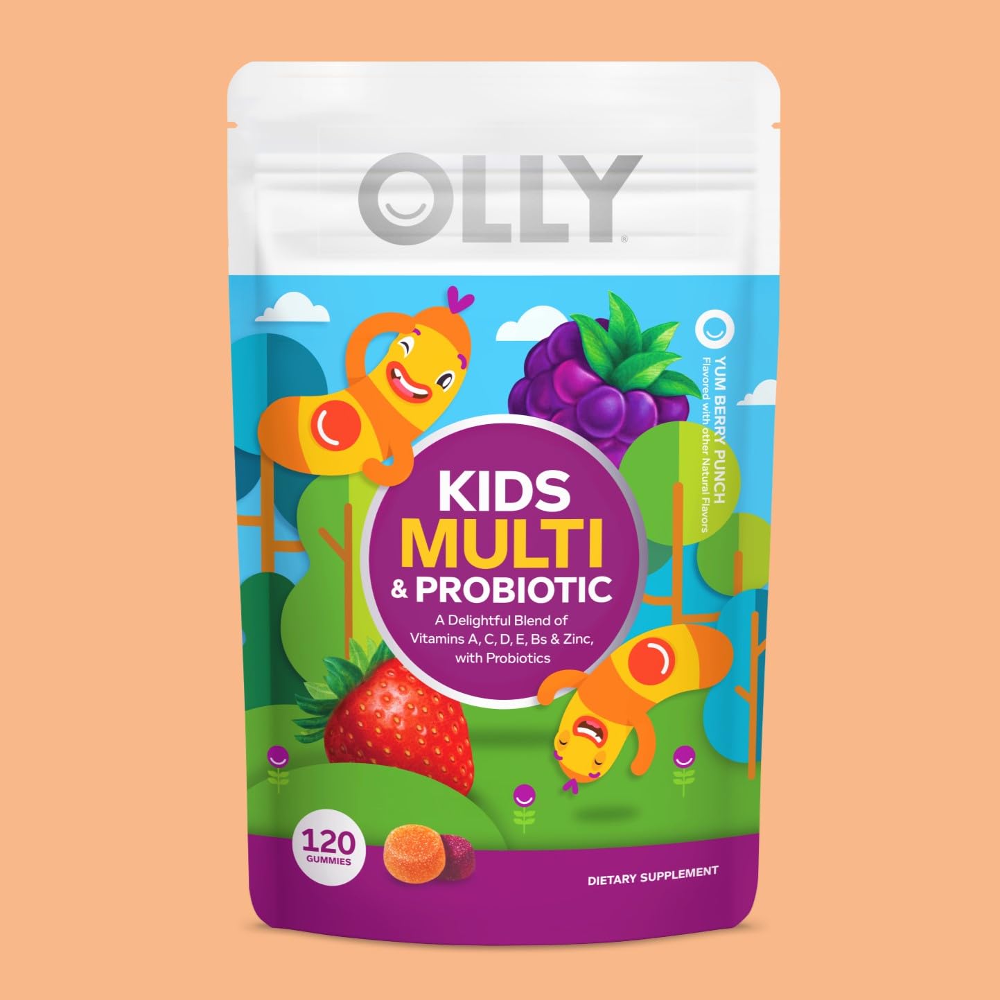 OLLY producto en mesa de desayuno práctico para rutina diaria