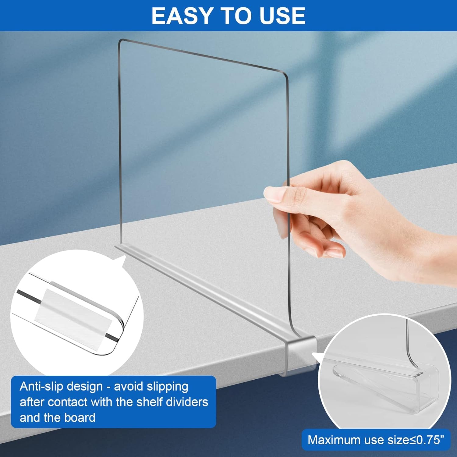 OMGelic divider next to 11-inch ruler illustrating true extra-tall height