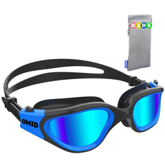 OMID gafas P2mini vista frontal del empaque con protección y diseño