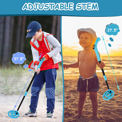 OMMO full-length detector adjusted to taller child for comfort
