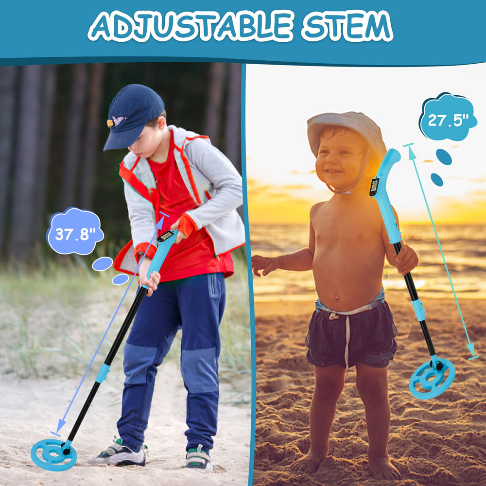OMMO full-length detector adjusted to taller child for comfort
