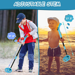 OMMO full-length detector adjusted to taller child for comfort