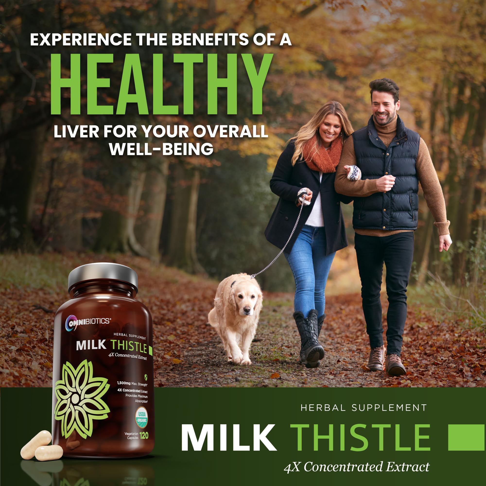 OmniBiotics semillas y extracto representando origen orgánico puro