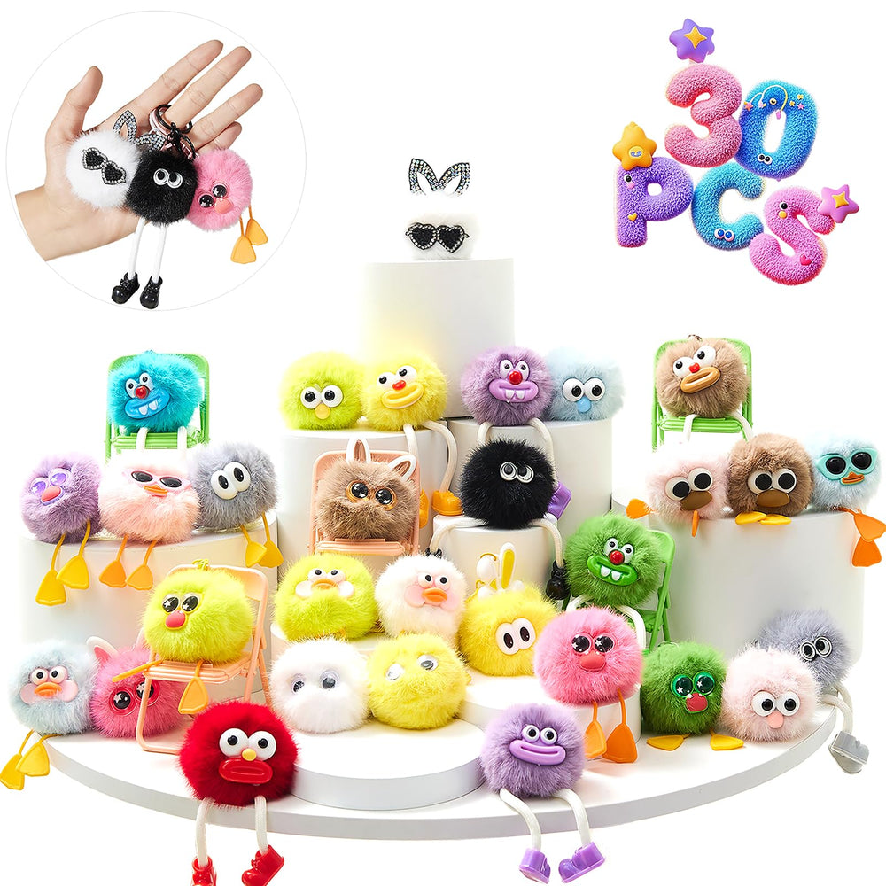 OMyFav llavero peluche frontal mostrando diseño bonito y recogible