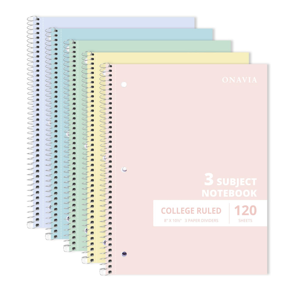 ONAVIA portada frontal del cuaderno mostrando diseño y durabilidad