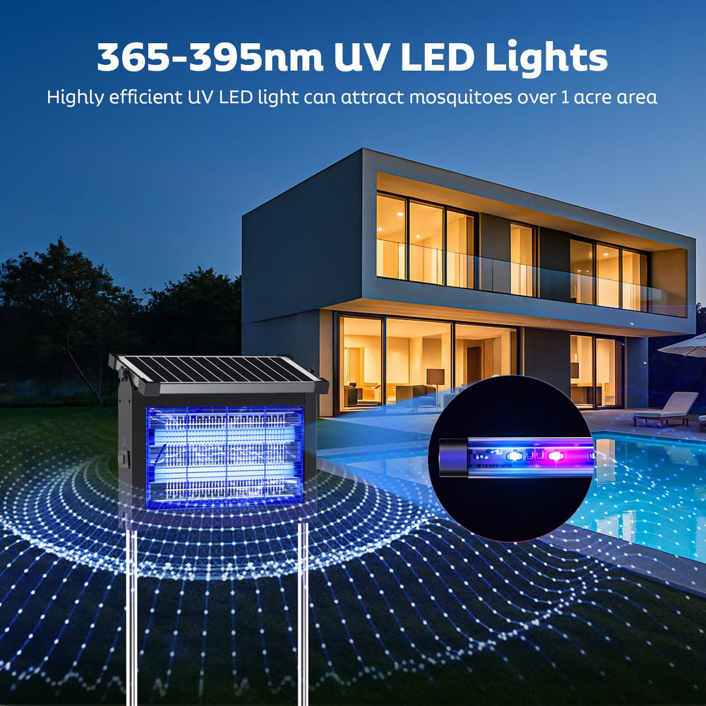 OnBeam close-up of UV LEDs attracting insects efficiently