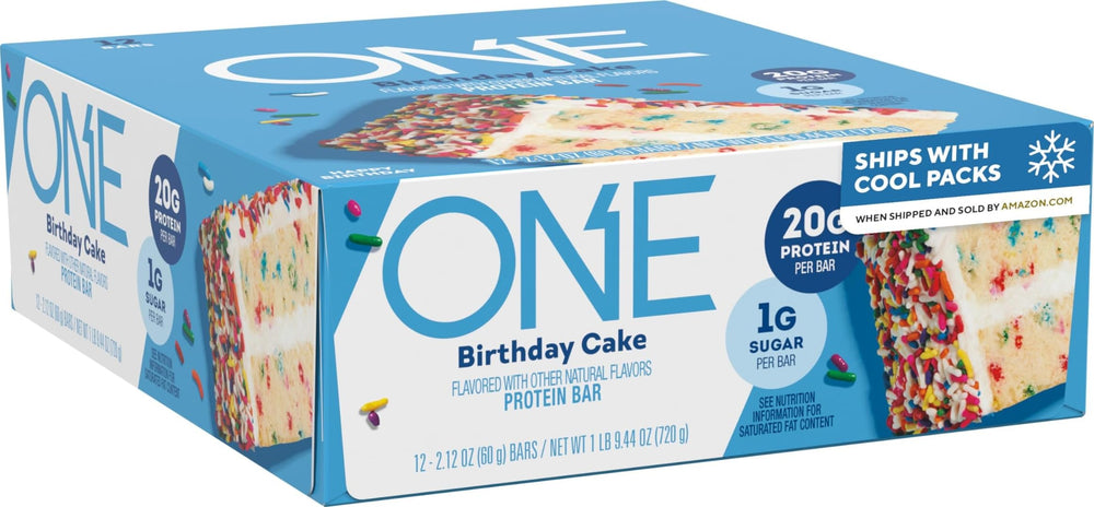 ONE caja frontal mostrando 12 barras y beneficio conveniencia