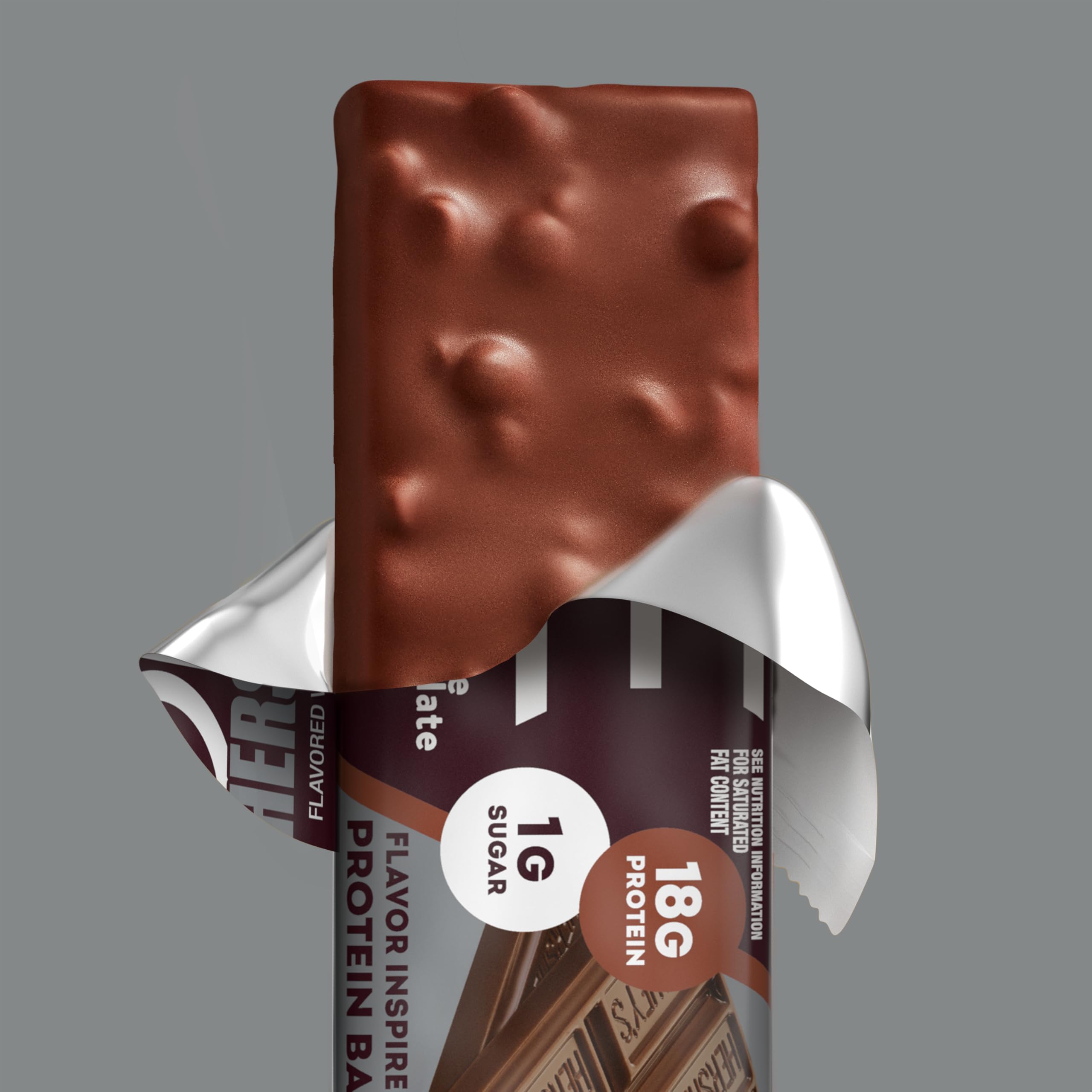 ONE Hershey's primer plano de la textura del chocolate, sabor intenso
