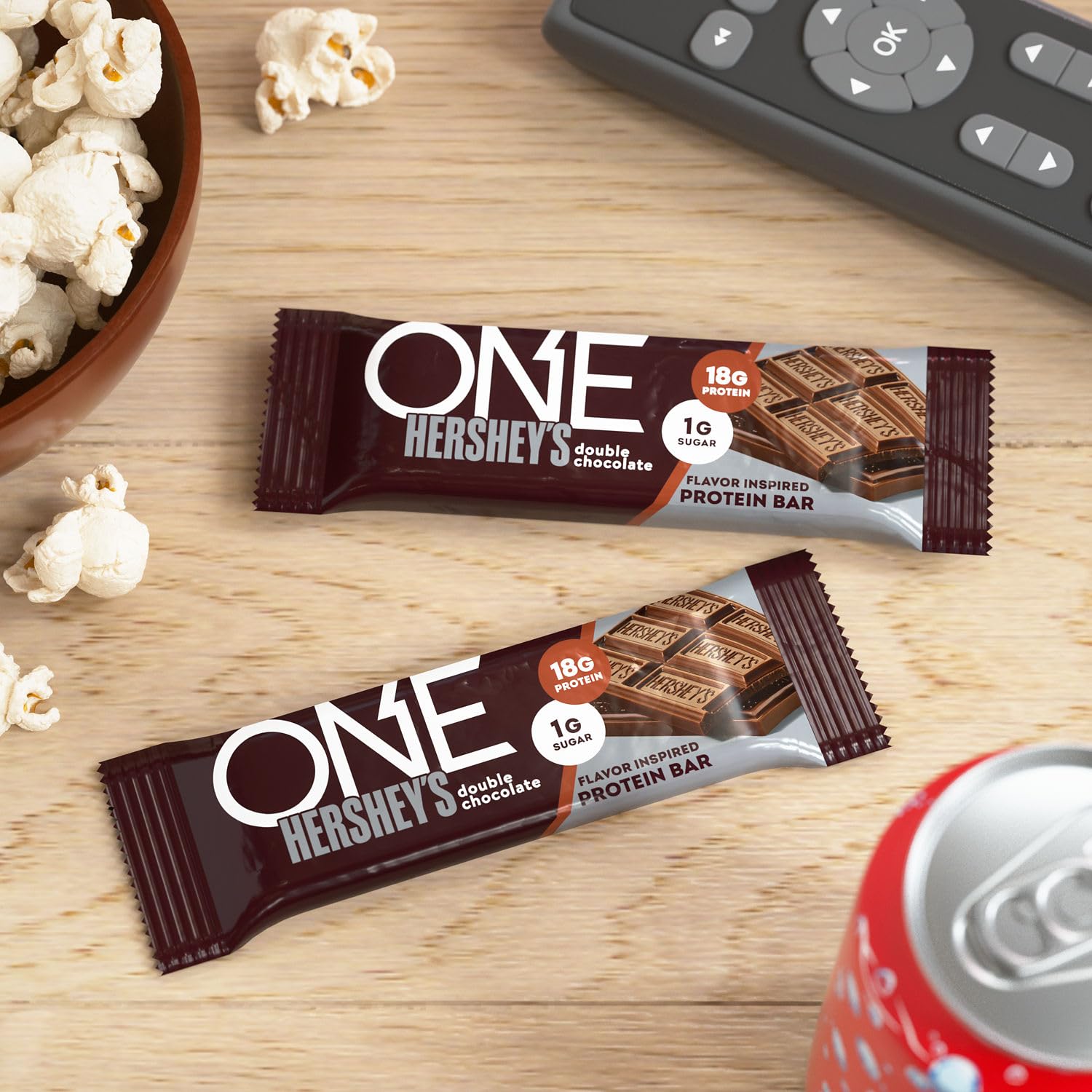 ONE Hershey's barras en un bol como snack en reuniones, compartir fácil