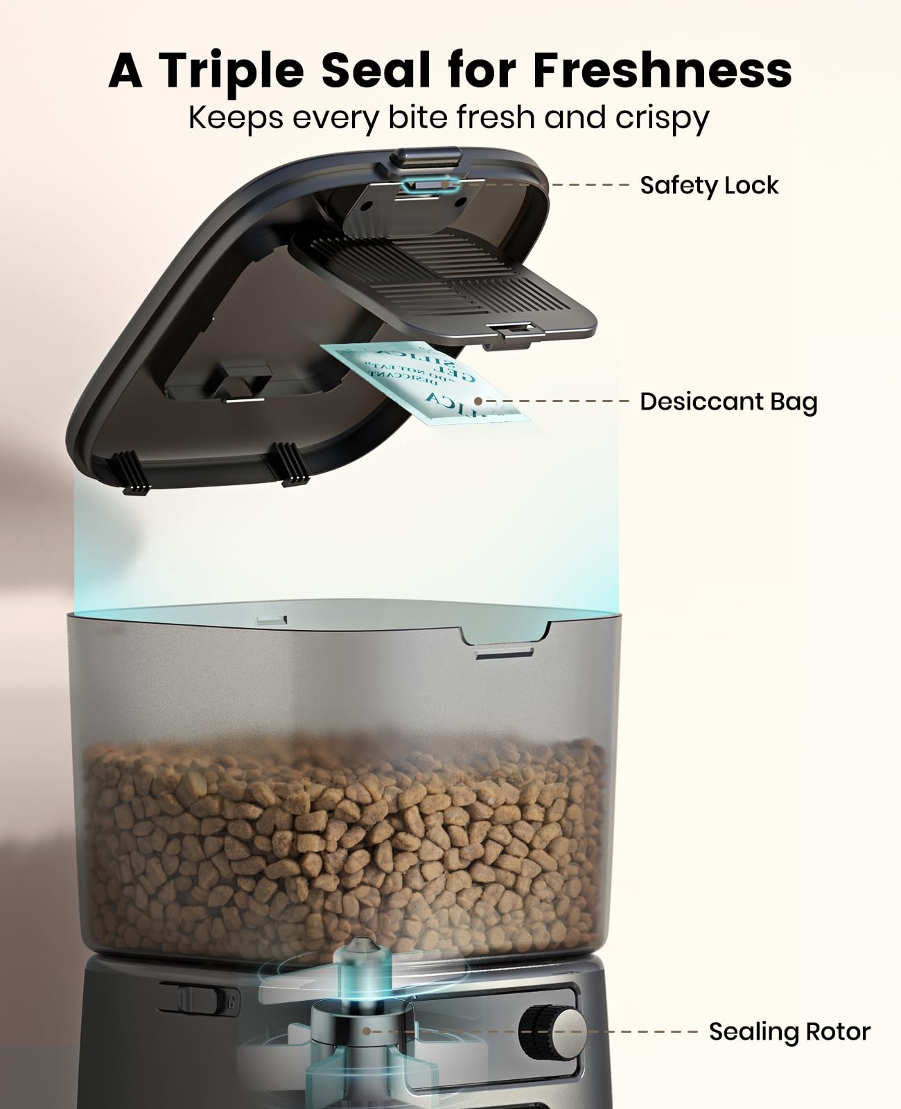oneisall removable feeding tray easy to clean and hygienic