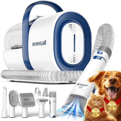 oneisall front view of full grooming kit shows organized tools and clean storage