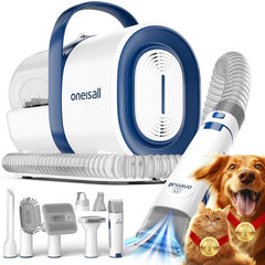 oneisall front view of full grooming kit shows organized tools and clean storage