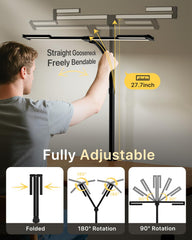 ONEMIX brazo flexible doblado 180 grados para posicionamiento cómodo
