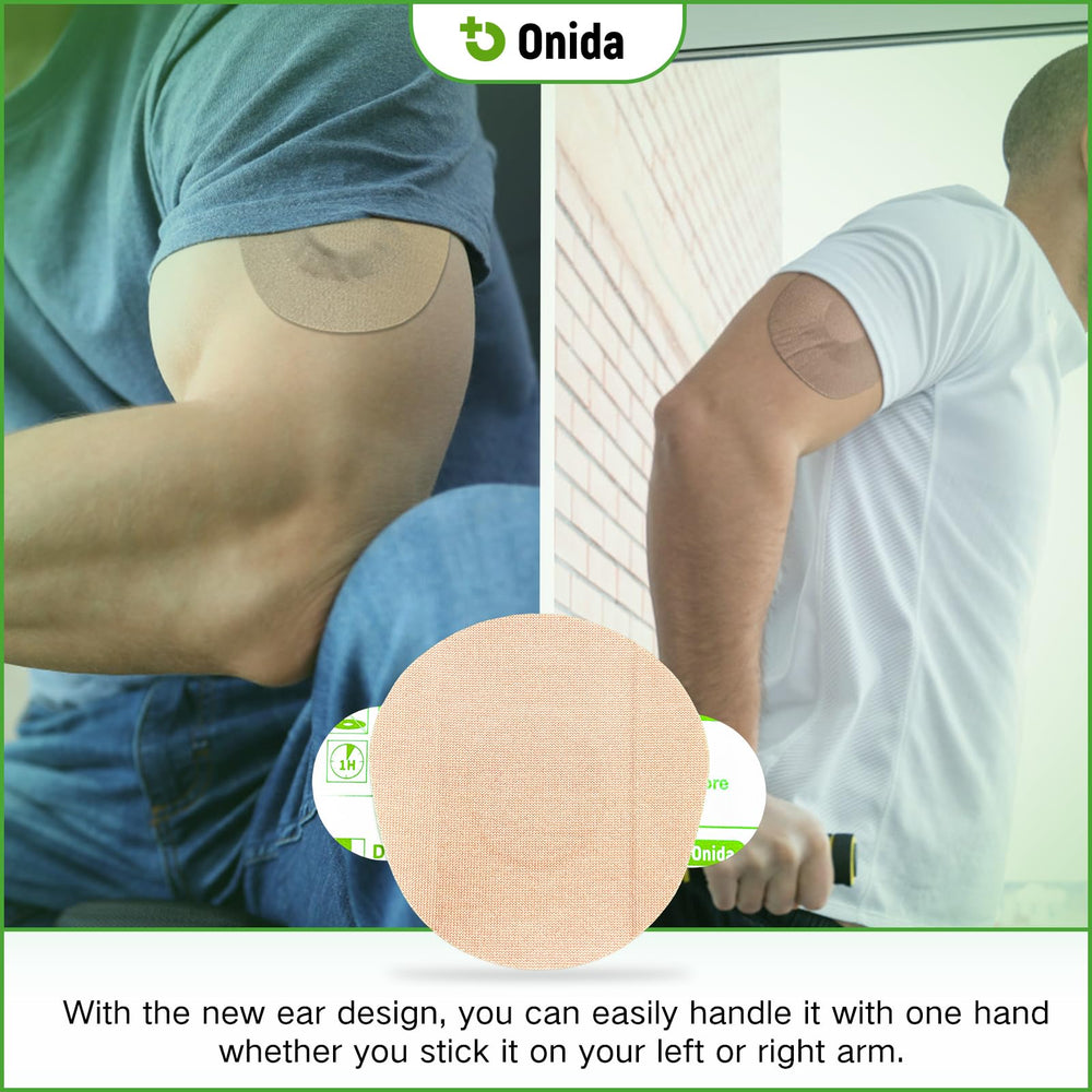 Onida Dexcom G7 uso en ducha ilustrado, resistencia al agua y sudor