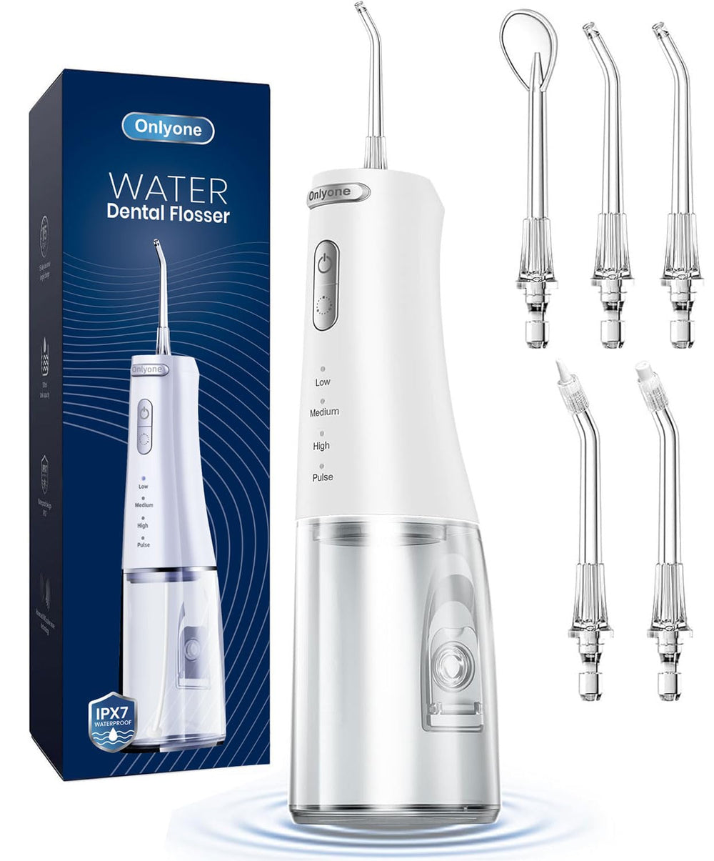 Onlyone vista frontal del irrigador con controles y diseño ergonómico