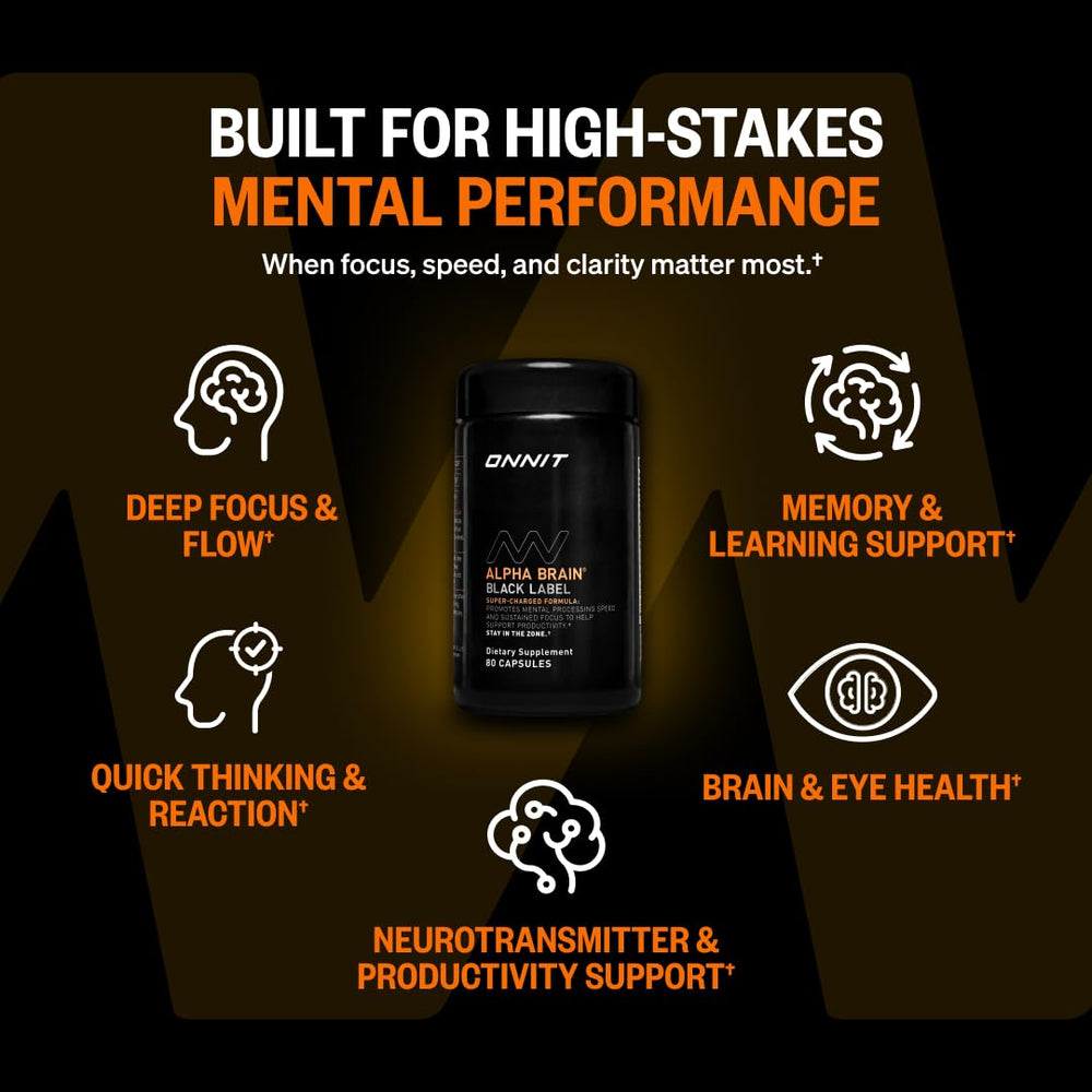 ONNIT Black Label back label ingredients and usage information for trust