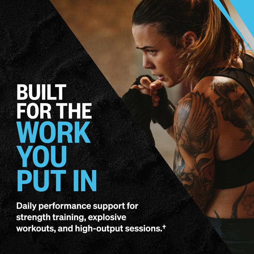 ONNIT suplemento en manos de atleta durante entrenamiento de fuerza, uso funcional