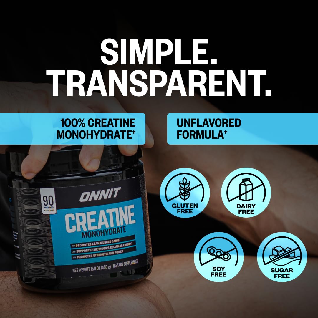 ONNIT envase junto a objetos cotidianos para visualizar tamaño y cantidad conveniente