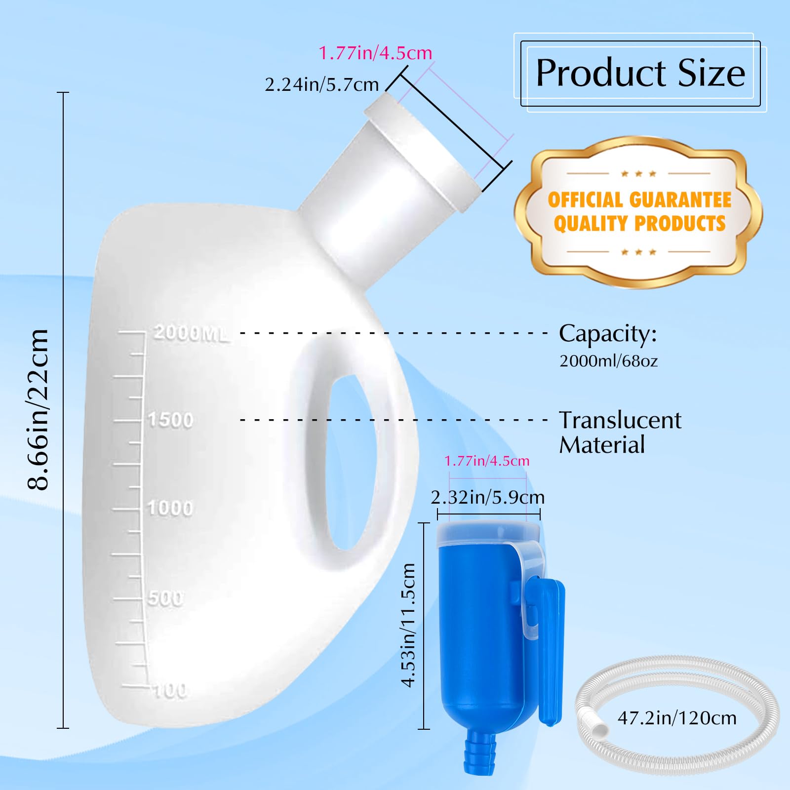 OOCOME bottle on bedside table illustrating discreet bedside convenience