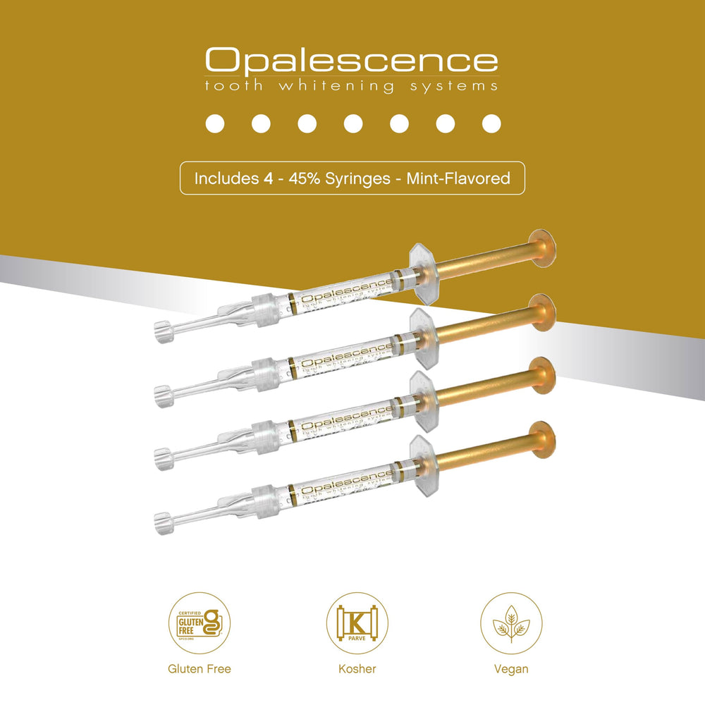 Opalescence textura del gel en primer plano ayuda a aplicación precisa