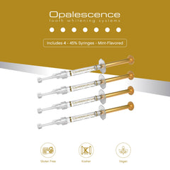 Opalescence textura del gel en primer plano ayuda a aplicación precisa