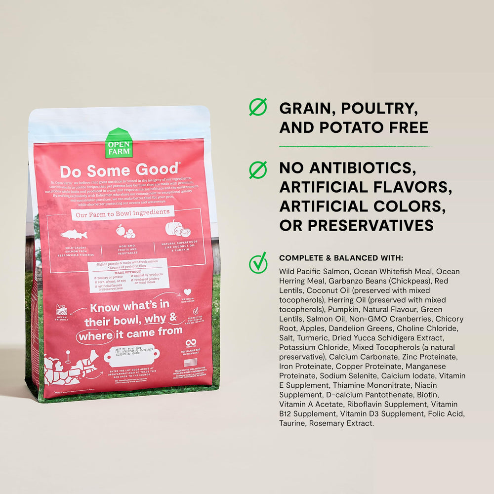 Open Farm lifestyle scene of cat eating kibble showing palatability and enjoyment
