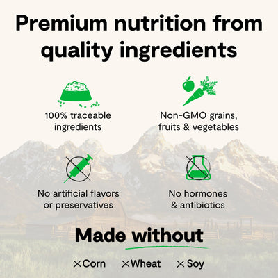 Open Farm trozos liofilizados en cuenco que aumentan palatabilidad y aroma