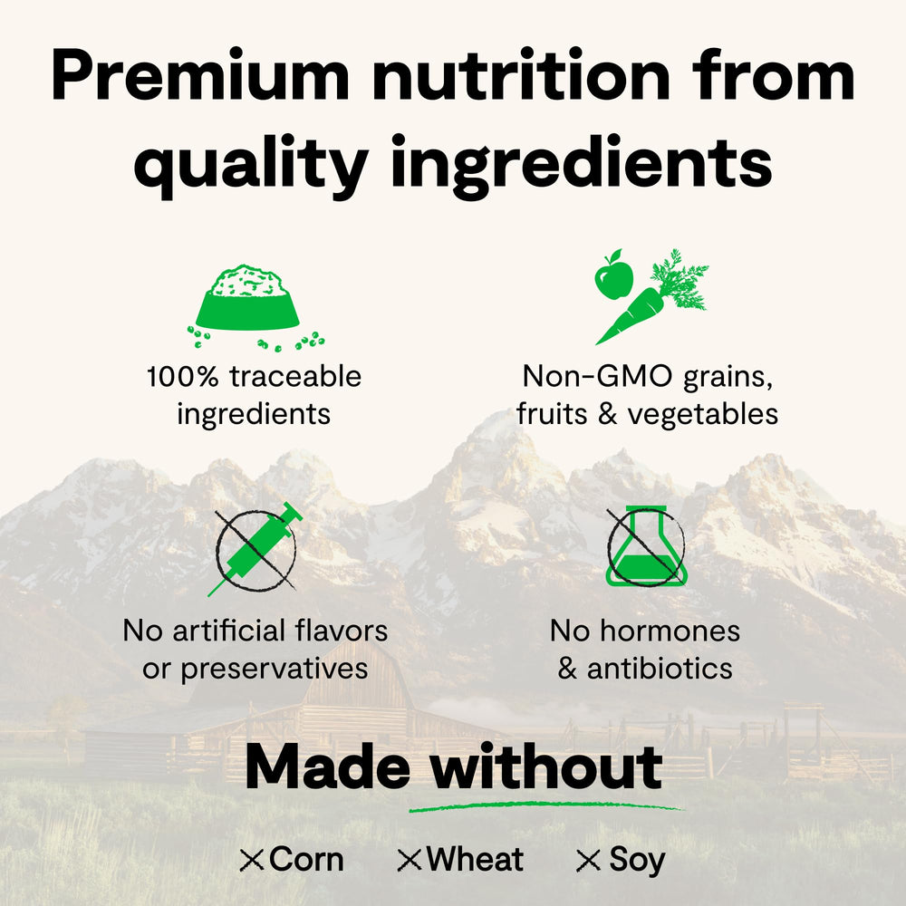 Open Farm trozos liofilizados en cuenco que aumentan palatabilidad y aroma