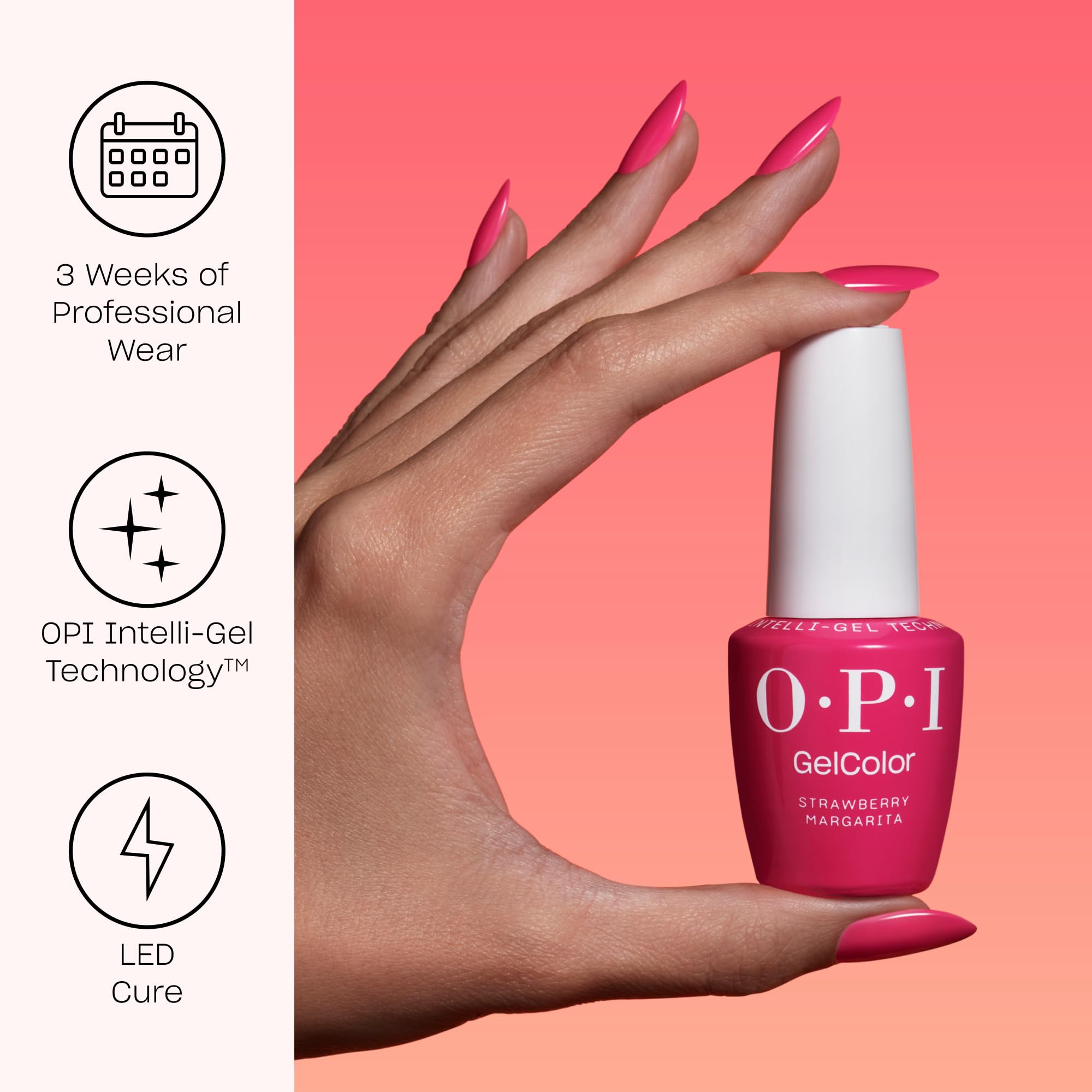 OPI primer plano de textura del top coat mostrando brillo espejo intenso