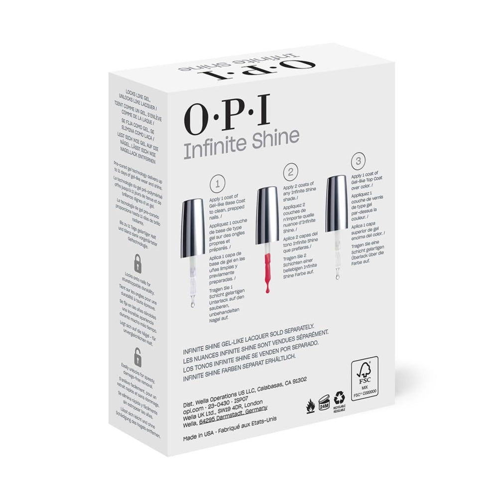 OPI top coat con brillo intenso que realza y protege el color
