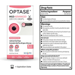 Optase boquilla en primer plano, control de gotas y protección de esterilidad
