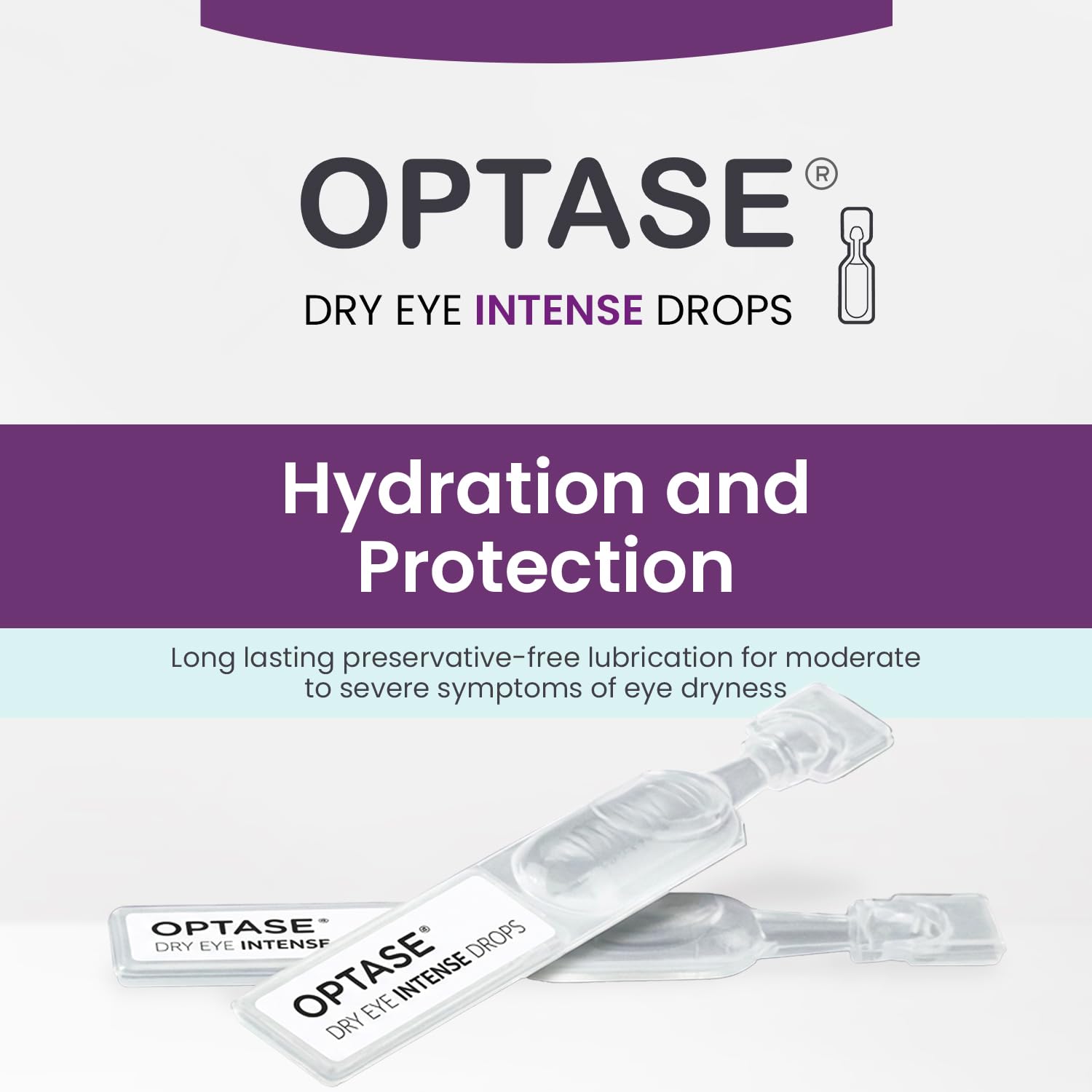 Optase gota en primer plano mostrando textura ligera y lubricante