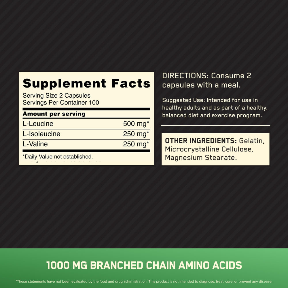 Optimum Nutrition primer plano de cápsulas mostrando textura y tamaño