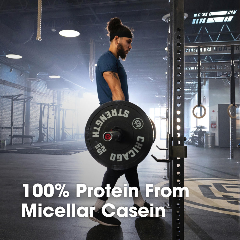 Optimum Nutrition envase dentro de una bolsa de gimnasio para transportar