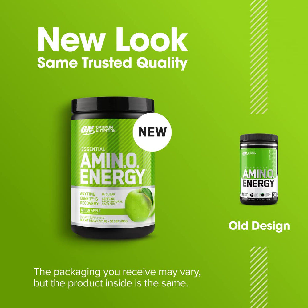 Optimum Nutrition frasco en mano para comparar tamaño y portabilidad