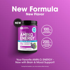 Optimum Nutrition etiqueta con lista de ingredientes y beneficios claros