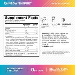 Optimum Nutrition primer plano del polvo con textura fina para mejor disolución